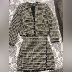 Tweed blazer & skirt set